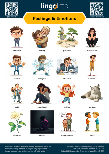 Feelings & Emotions Poster