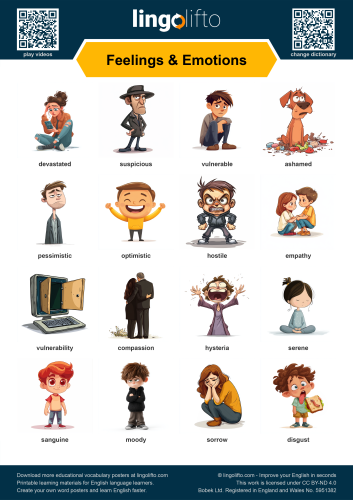 Feelings & Emotions Poster
