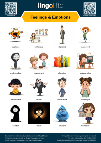 Feelings & Emotions Poster