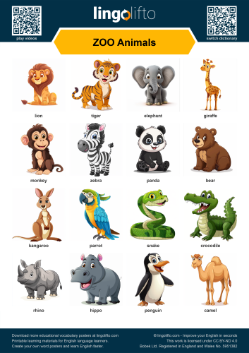 ZOO Animals Poster