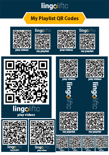 My Playlist QR Poster